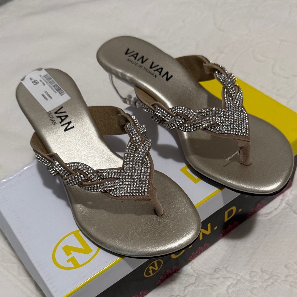 Women's Glamorous Silver Sandals